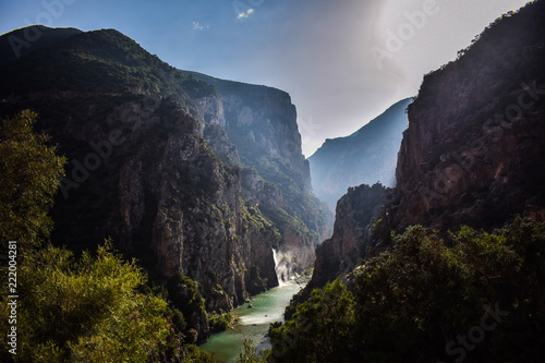 Beautiful Lake in Valley Oued Laou City, Morocco