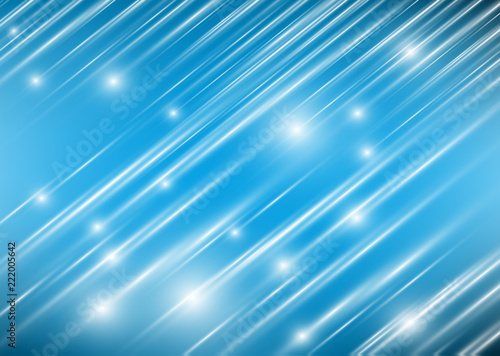 Light Blue Sky Shiny Abstract background ,meteor shower concept,design for Wallpaper and other,Vector,Illustration.