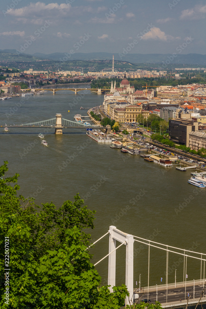 Elizabeth Bridge, in Budapest