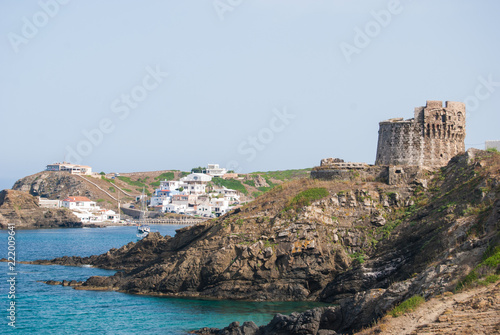 Little village and sa Mesquida cove of Menorca island