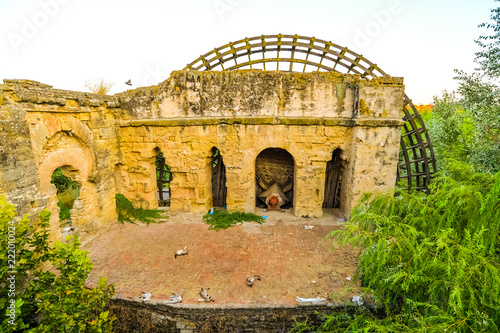 Tableau sur toile Water Wheel - Cordoba, Spain