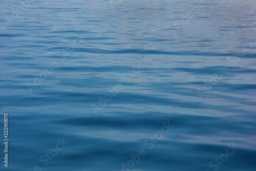 The open sea with calm waves