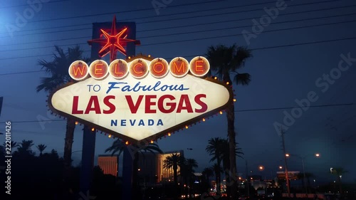 Welcome to fabulous Las Vegas Sign at night in 4K
