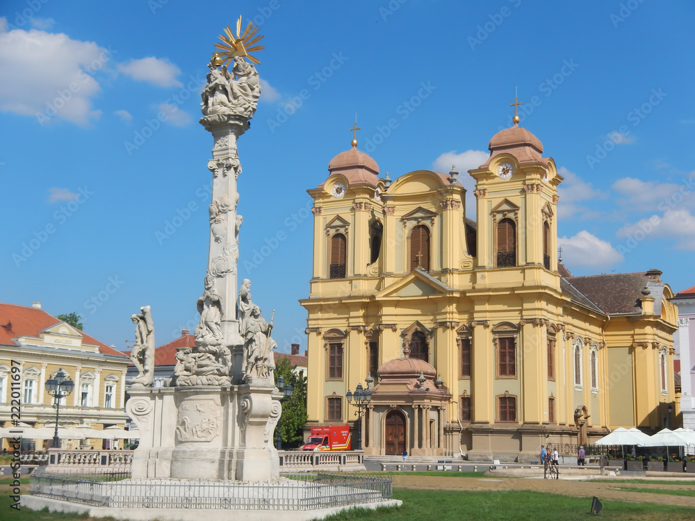 Obraz premium Piata Unirii, Timisoara, Romania