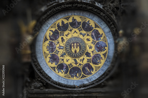 Astronomical Clock Orloj in Prague. photo