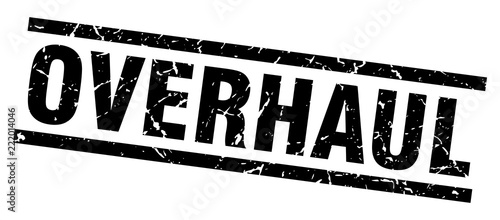 square grunge black overhaul stamp