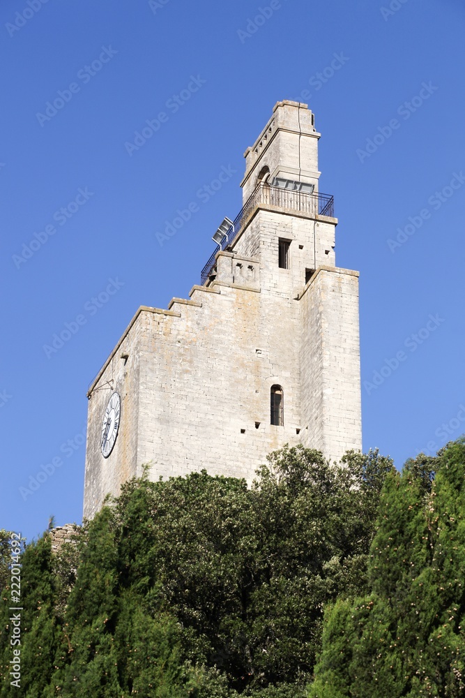The tower of Chamaret in France