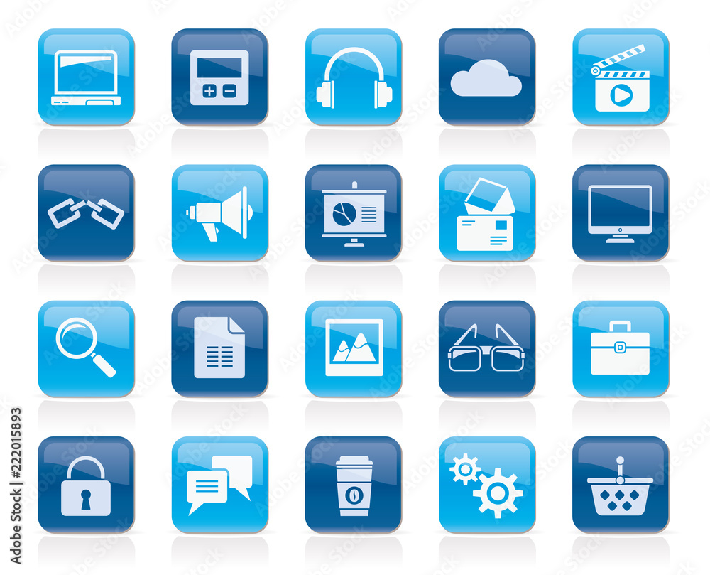 business, office and marketing Icons - Vector Icon Set business, office and marketing Icons - Vector Icon Set
