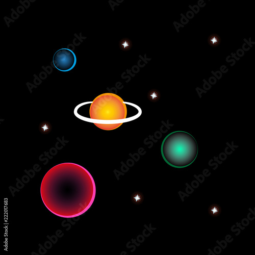 A small part of the big universe.