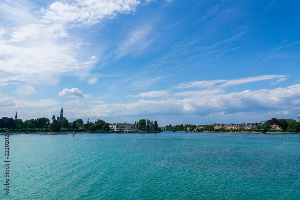 Germany, Skyline of constance from water