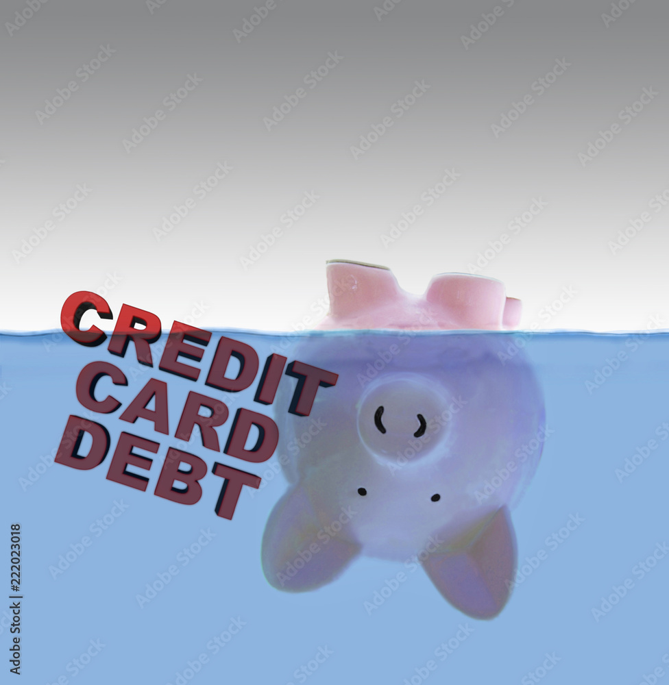 Fotografie Credit Card Debt