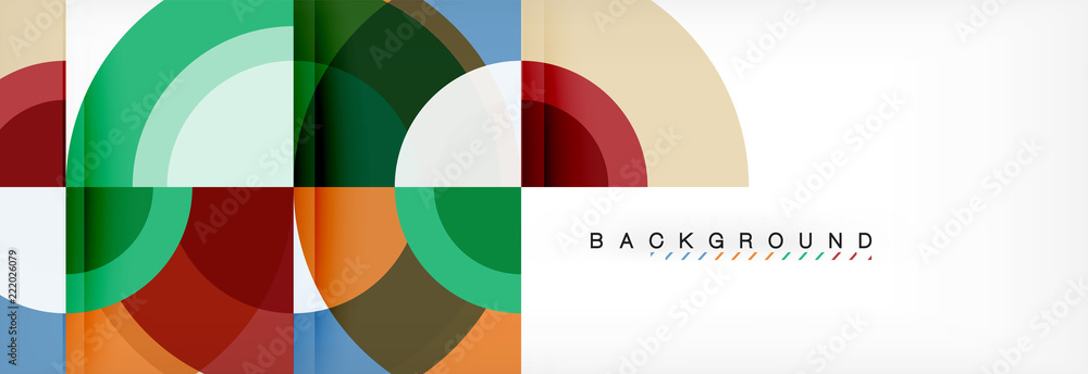 Vector circle abstract background Vector circle abstract background
