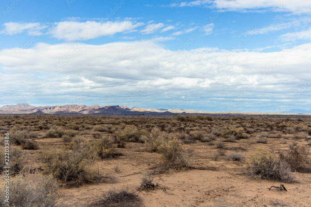 Barren Desert Landscape - Central Arizona Barren Desert Landscape - Central Arizona
