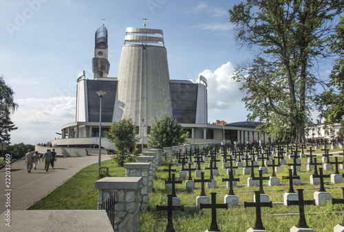 Sanctuary in Lagiewniki. Basilica of the Divine Mercy. photo