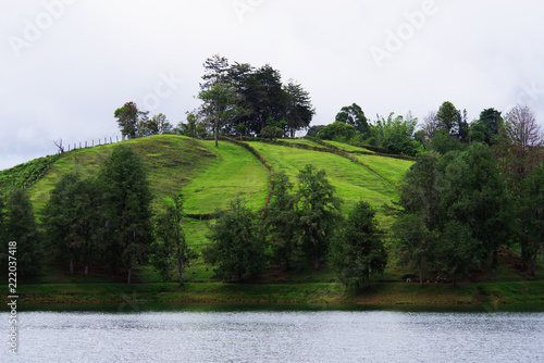 Guatape Lake (El Penol) in Antioquia, Medellin, Colombia, South America photo