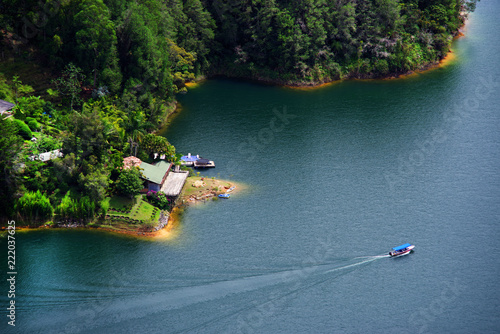 Foto Guatape Lake (El Penol) in Antioquia, Medellin, Colombia, South America