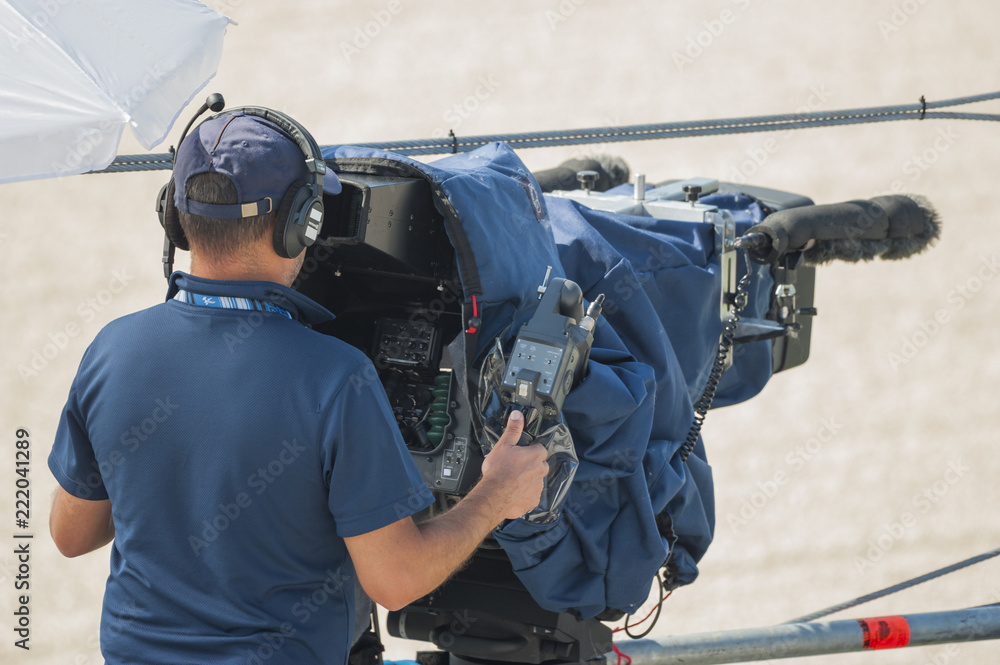 Riprese sportive con telecamera professionale Riprese sportive con telecamera professionale