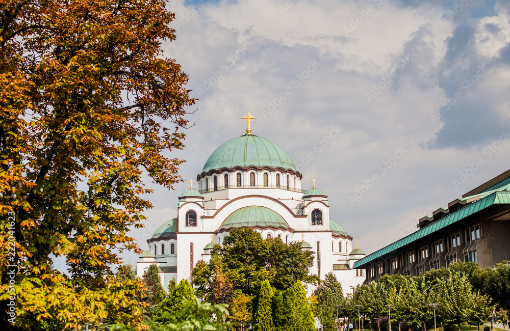 Temple Of Saint Sava Serbian Orthodox Church Belgrade Serbia