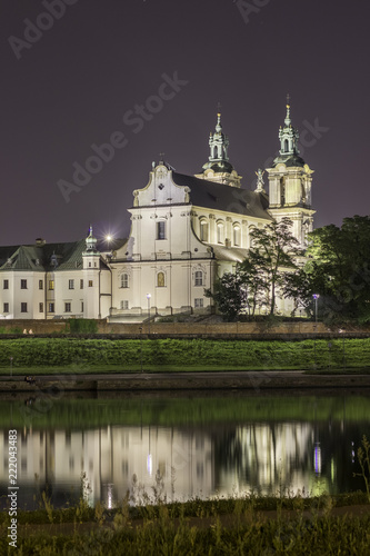 Famous Church of St Michael the Archangel and St Stanislaus Bishop in Krakow, Poland.
