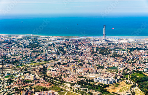 Aerial view of Algiers, the capital of Algeria