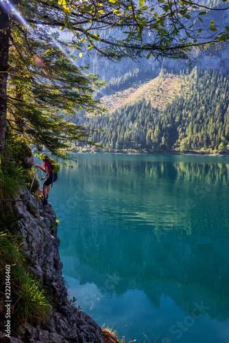 Dachsteinblick mit Vorderem Gosausee 