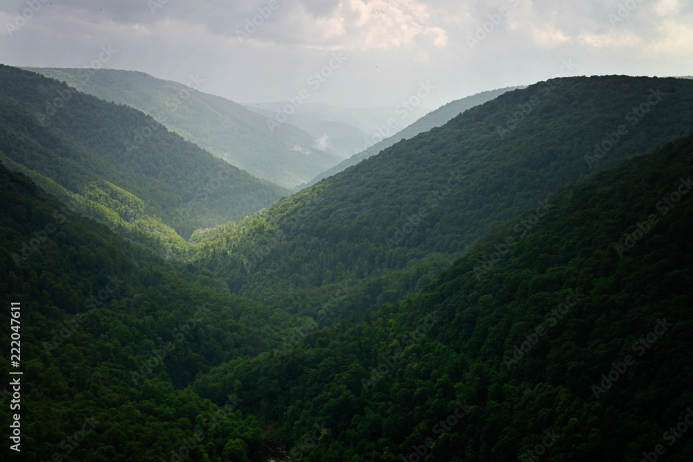 Fototapeta premium Mountain Range in Distance