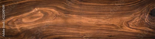 Panel kuchenny z motywem Walnut wood texture. Super long walnut planks texture background.Texture element