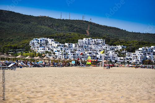 Beautiful View of  Cabo Negro City Mediterranean, Morocco photo