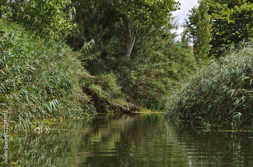 River near the beach of Porto Novo in Torres Vedras  Portugal