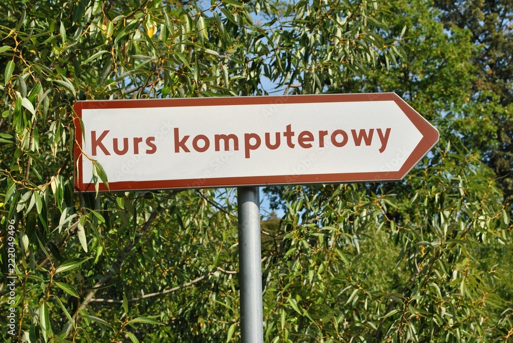 Fototapeta premium Kurs komputerowy