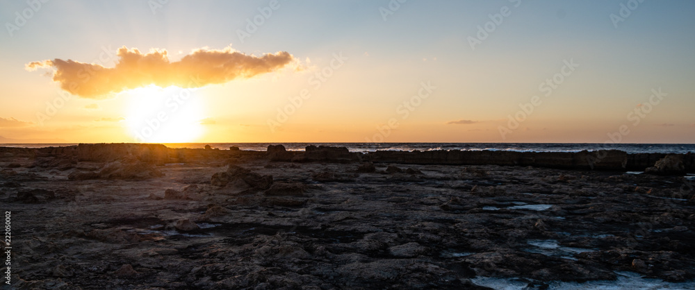 Naklejka premium Sunset