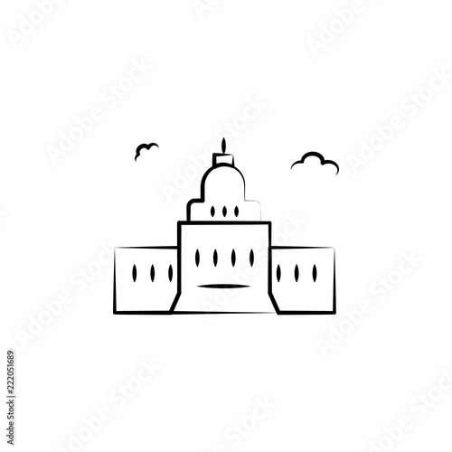 united states icon. Element of anti aging icon for mobile concept and web apps. Doodle style united states icon can be used for web and mobile
