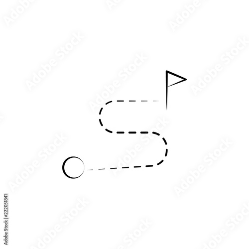 map icon. Element of anti aging icon for mobile concept and web apps. Doodle style map icon can be used for web and mobile