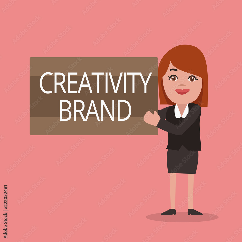 Conceptual hand writing showing Creativity Brand. Business photo text design name or feature that distinguishes organization. Conceptual hand writing showing Creativity Brand. Business photo text design name or feature that distinguishes organization.