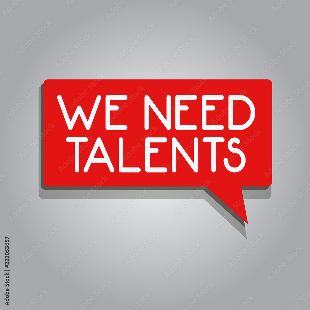 Writing note showing We Need Talents. Business photo showcasing new recruitment Making interviews Choose creative people. Writing note showing We Need Talents. Business photo showcasing new recruitment Making interviews Choose creative people.