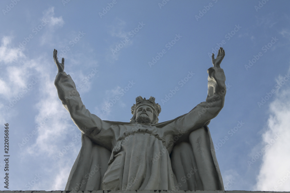 Christ the redeemer in the town of Rio Caribe, Venezuela