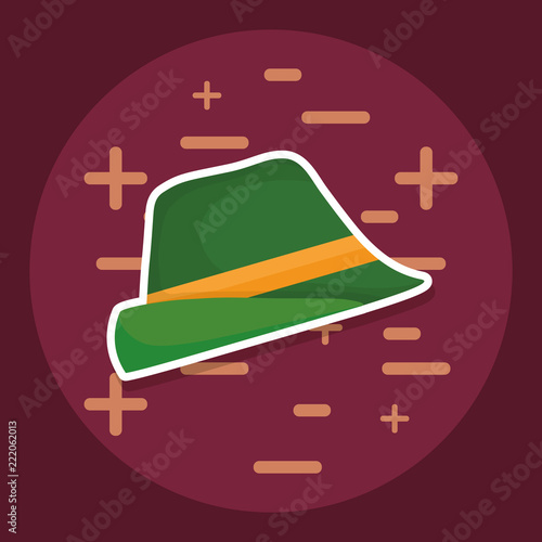 traditional german hat icon