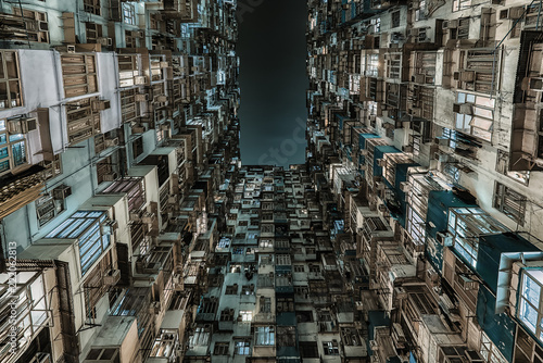 Building facade in Hong Kong