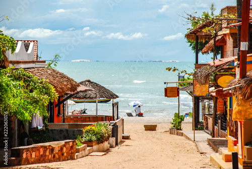 Jericoacoara is a virgin beach hidden behind the dunes of the west coast of Jijoca de Jericoacoara, Ceará, Brazil