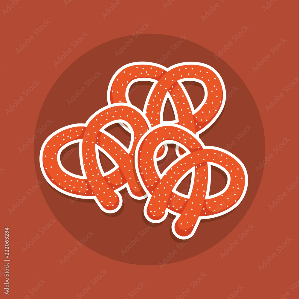 delicious pretzel bakery icon delicious pretzel bakery icon