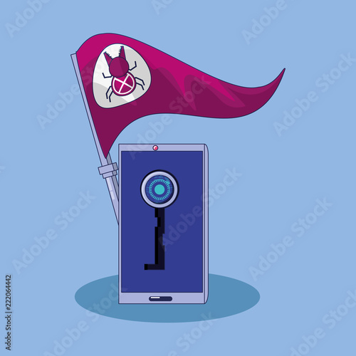 flag bug with smartphone