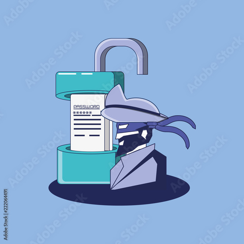 pirate with padlock data privacy
