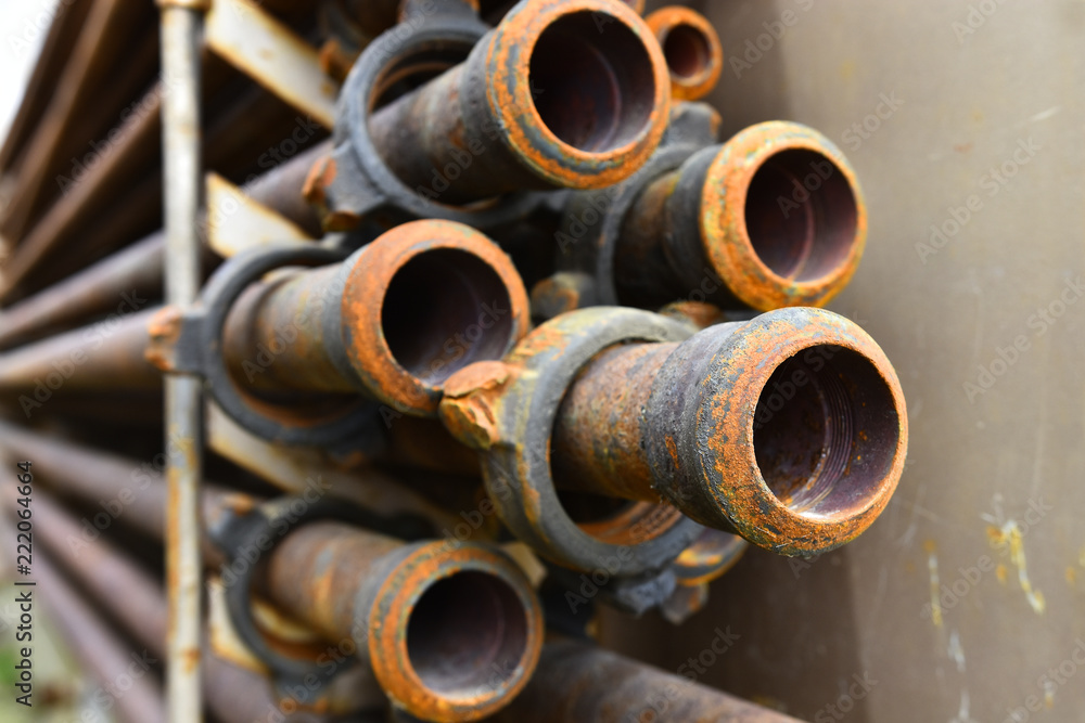 Old Industrial Pipe Background