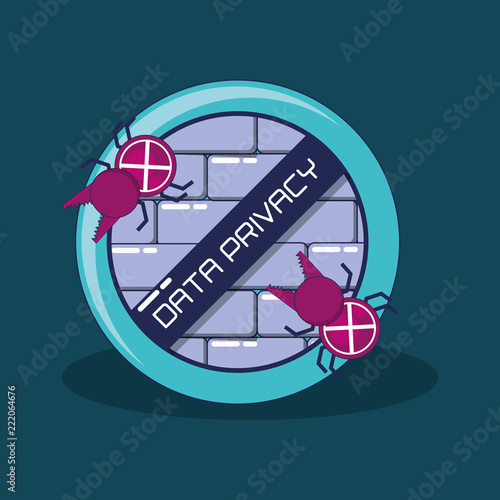 wall with bugs data privacy