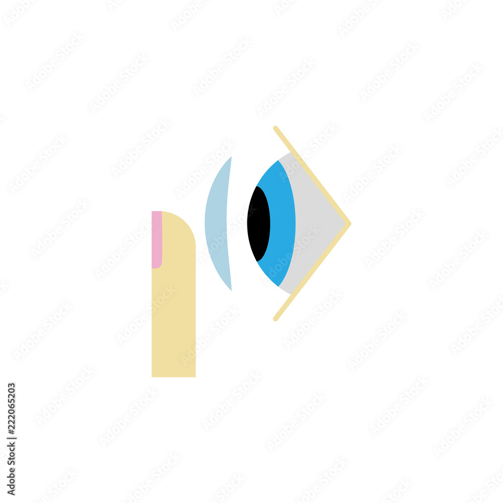 contact lens illustration. Element of optometry icon for mobile concept and web apps. Colored contact lens illustration can be used for web and mobile contact lens illustration. Element of optometry icon for mobile concept and web apps. Colored contact lens illustration can be used for web and mobile