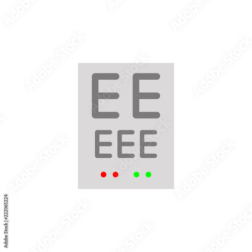 optometry illustration. Element of optometry icon for mobile concept and web apps. Colored optometry illustration can be used for web and mobile © Gunay