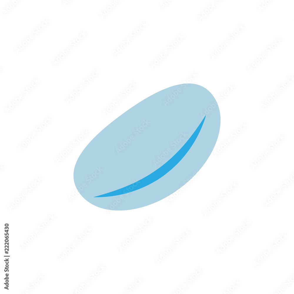 lens illustration. Element of optometry icon for mobile concept and web apps. Colored lens illustration can be used for web and mobile