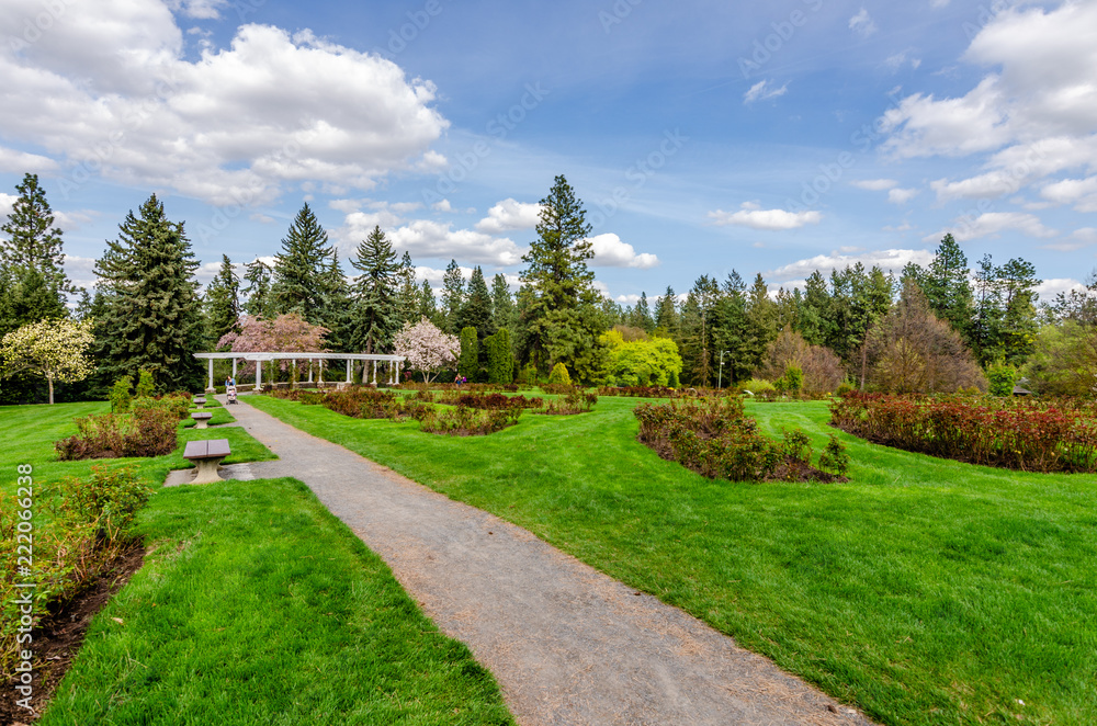 Manito Park Rose Garden. Spokane, Washington.