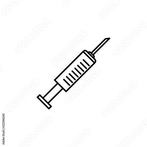injection icon. Element of plastic surgery icon for mobile concept and web apps. Thin line injection icon can be used for web and mobile
