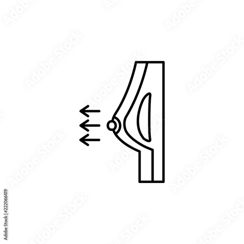 breast implant icon. Element of plastic surgery icon for mobile concept and web apps. Thin line breast implant icon can be used for web and mobile
